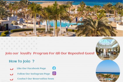15% loyalty program  - Coral Beach Hotel Hurghada 4*