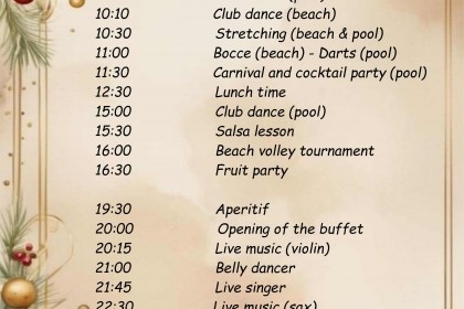 Приглашаема Вас на празднование Рождества и Нового Года 2026! - Club Reef Resort 4*