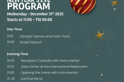 Приглашаема Вас на празднование Рождества и Нового 2026 Года! - The V Luxury Resort Sahl Hasheesh 5*