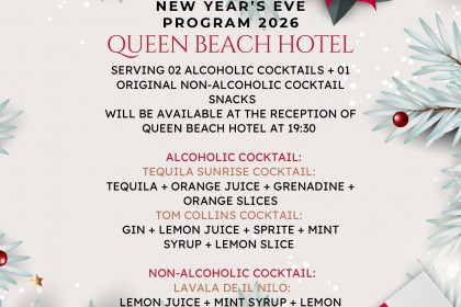 ПРОГРАММА НОВОГОДНЕГО ВЕЧЕРА 31 ДЕКАБРЯ - Queen Sharm Resort 4*