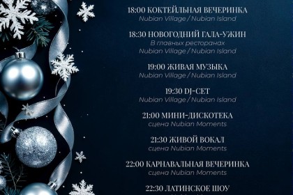 НОВОГОДНЯЯ НОЧЬ ВСТРЕЧАЕМ НОВЫЙ ГОД ВМЕСТЕ. - Nubian Village 5*