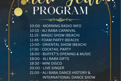 🎉 Праздничная программа Ali Baba – Новогодняя ночь 2025/2026 🎊 - Ali Baba Palace Resort 4*